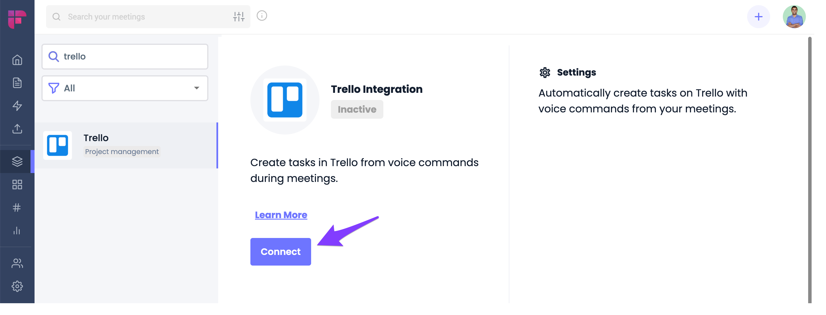 Integrating Trello